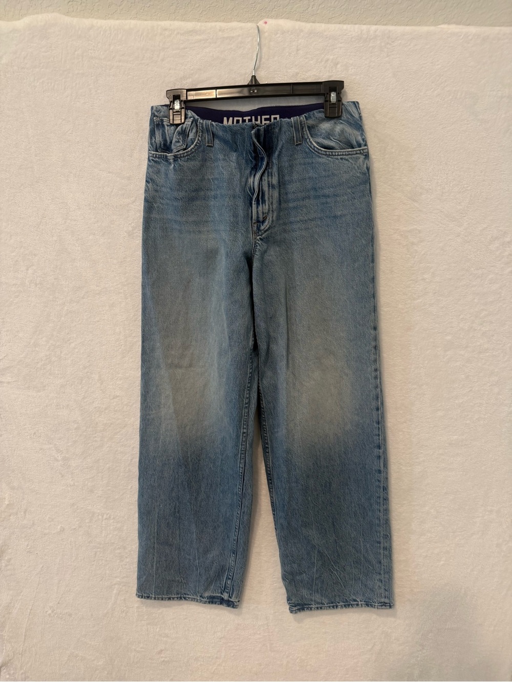 MOTHER Women’s Light Blue Relaxed Straight Jeans